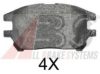 A.B.S. 37799 OE Brake Pad Set, disc brake